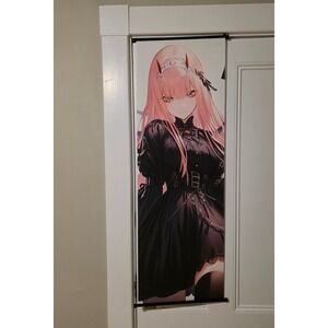 Zero Two Darling in the Franxx Gothic Black Dress Anime Fabric Wall Scroll